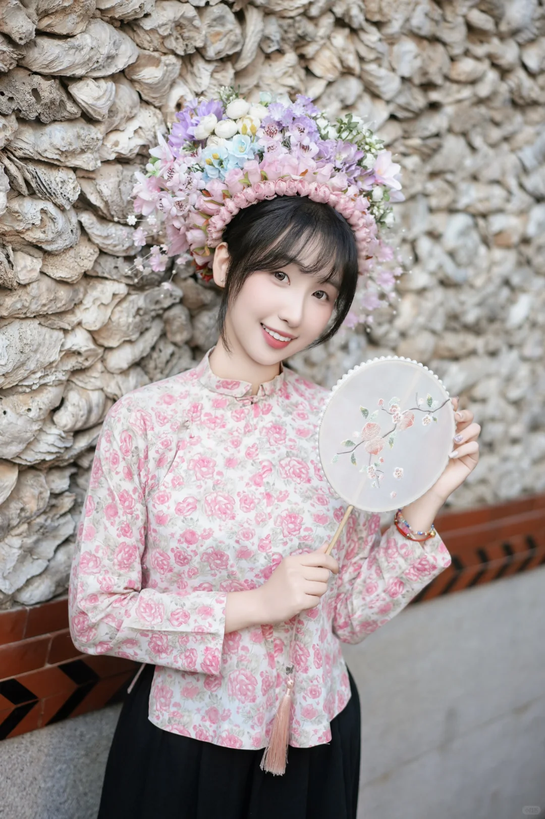 簪花围 穿花衣 闲做半日渔家女💐