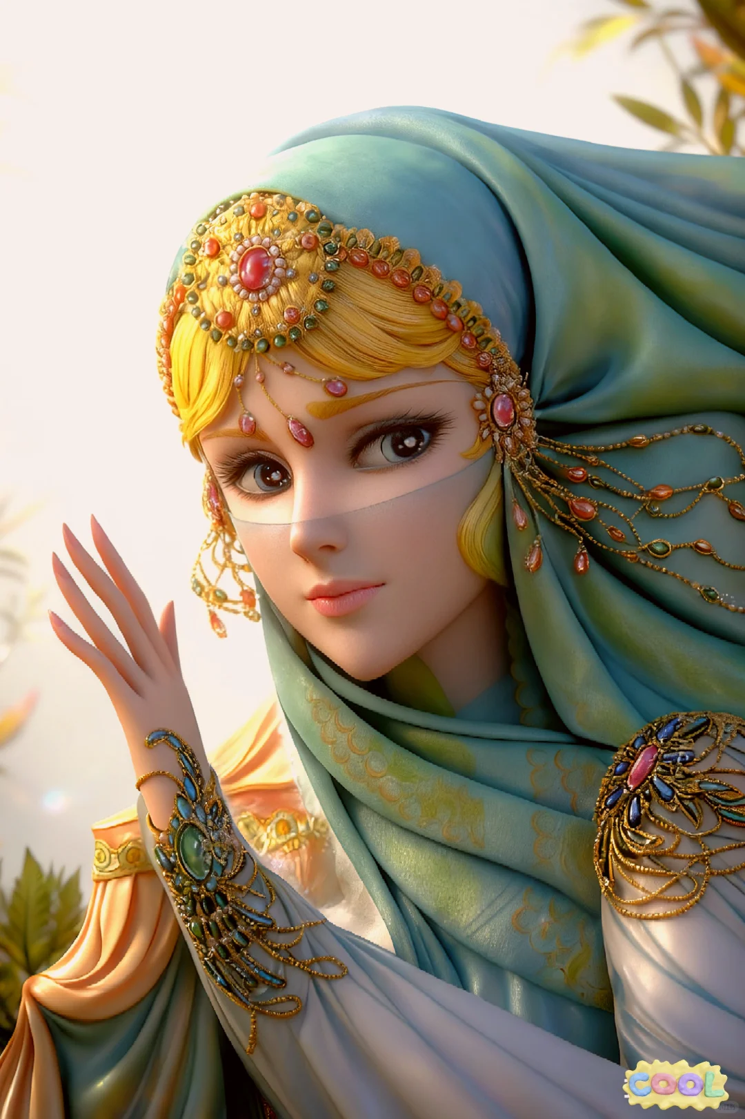 Ai眼中不同版本的黄金公主