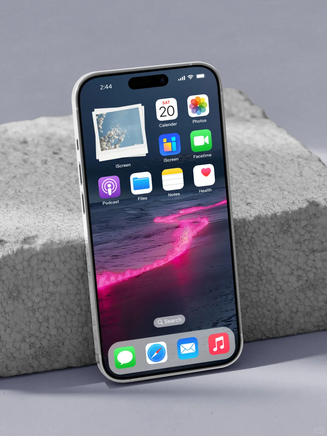 粉色海浪 4k超清全套壁纸手机平板电脑