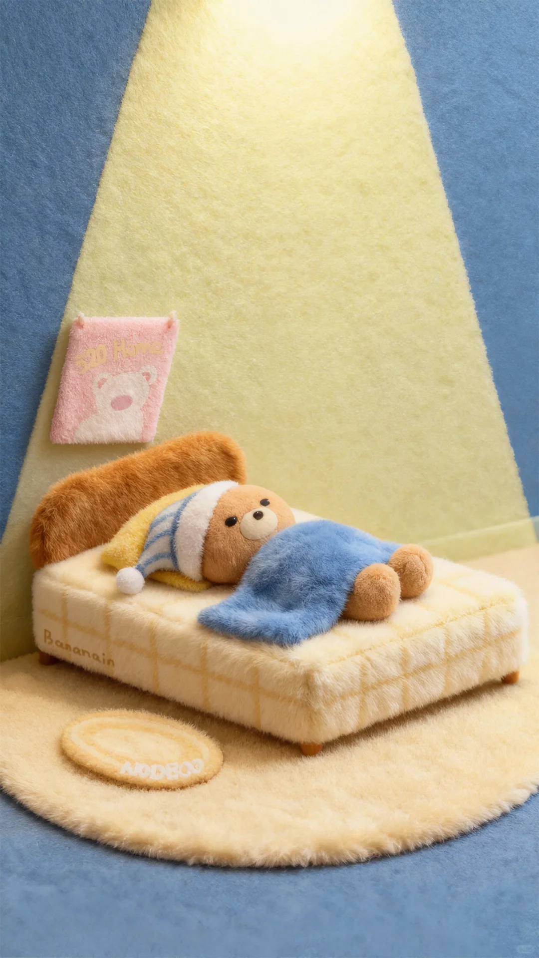 毛绒绒之挠头小熊壁纸🧸