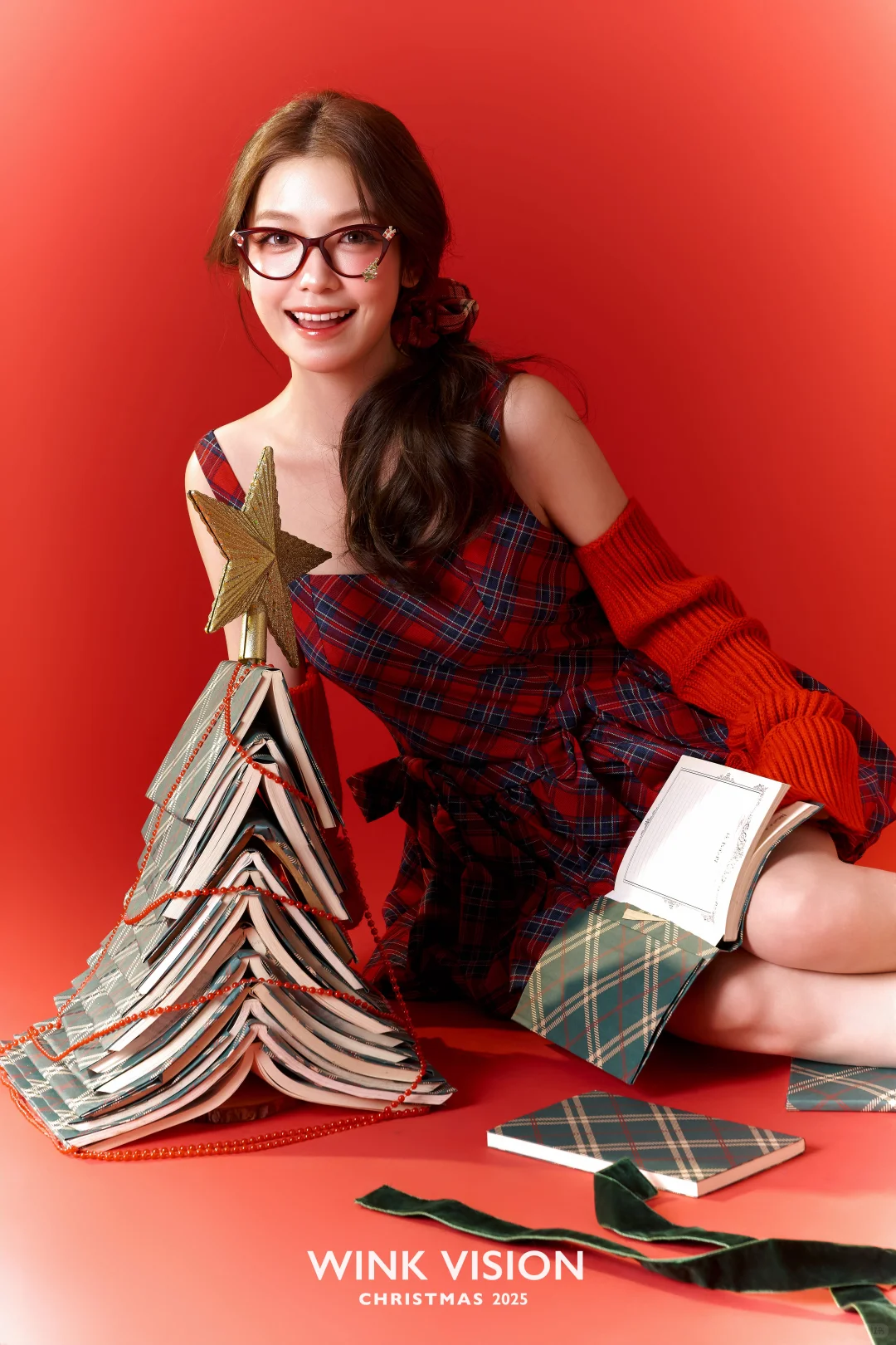 oh！是“韩女书呆子”📚miu系圣诞照