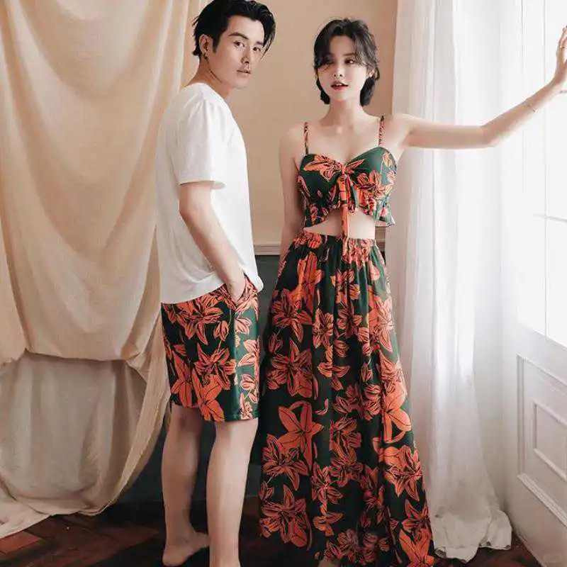 ⚡️♀⚡️穿情侣泳衣出街被夸爆！