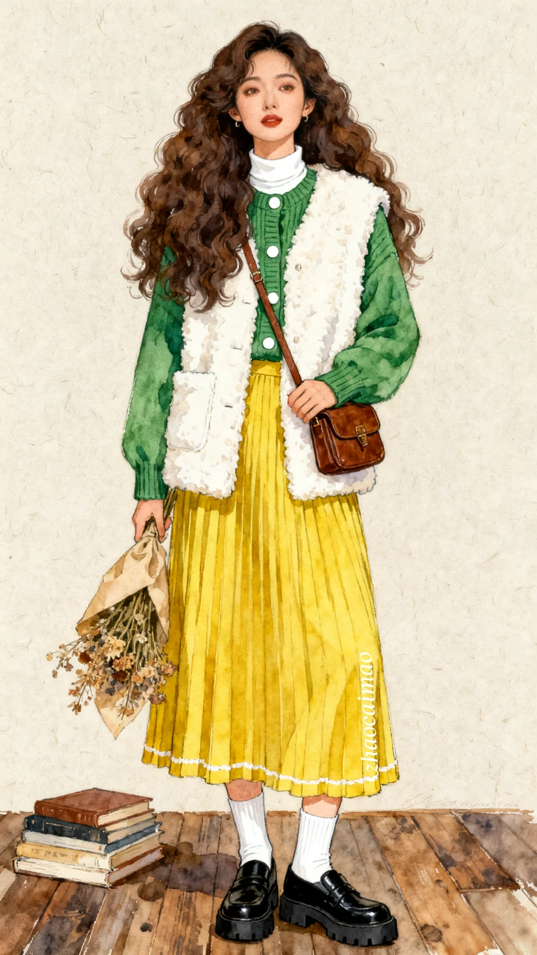 被这件秋天的穿搭美到了🍂