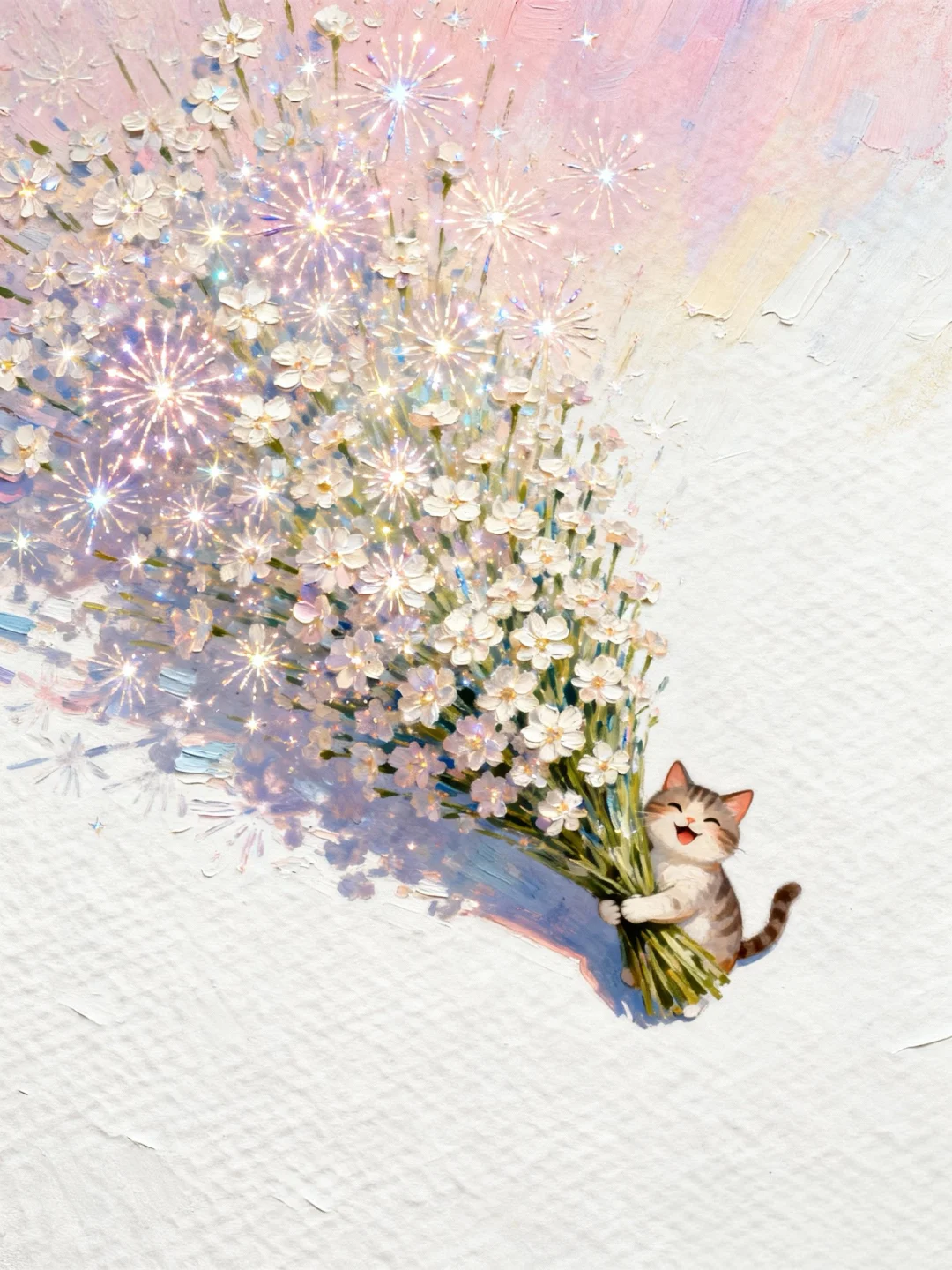 收到花花的小猫开心极了✨