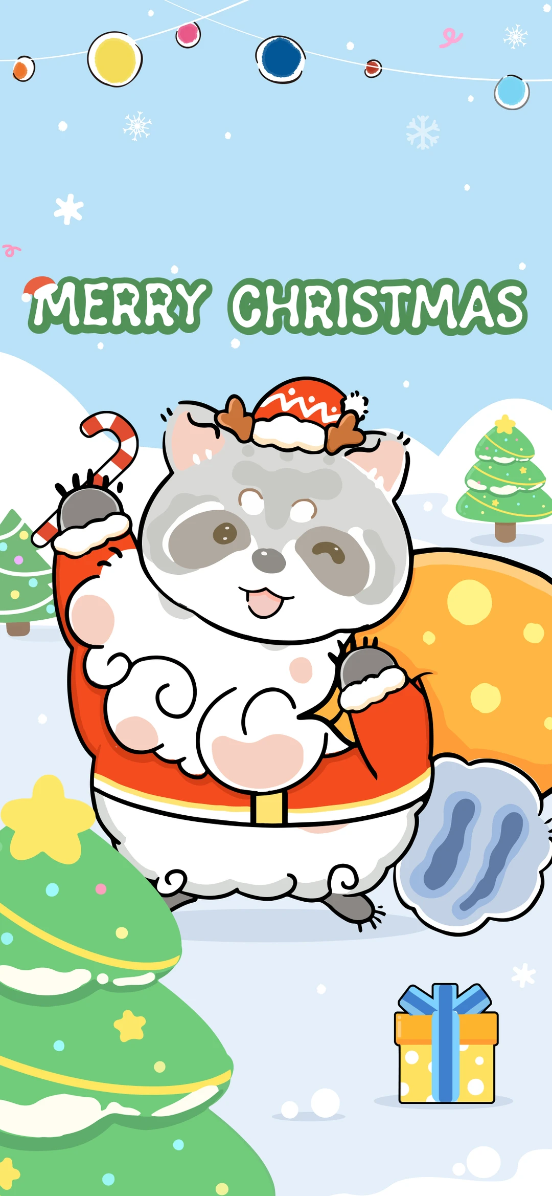 🎄12 月壁纸｜Pazzy想和你一起过冬❄️