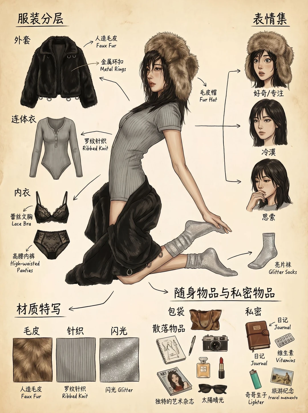 智能拆解那些魅惑众生的氛围感美女