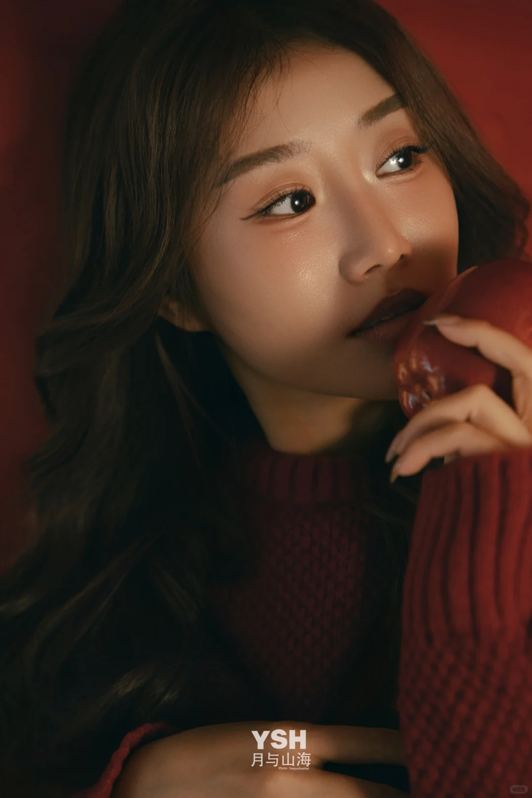 圣诞写真🎄今年圣诞一定要拍套的红色毛衣