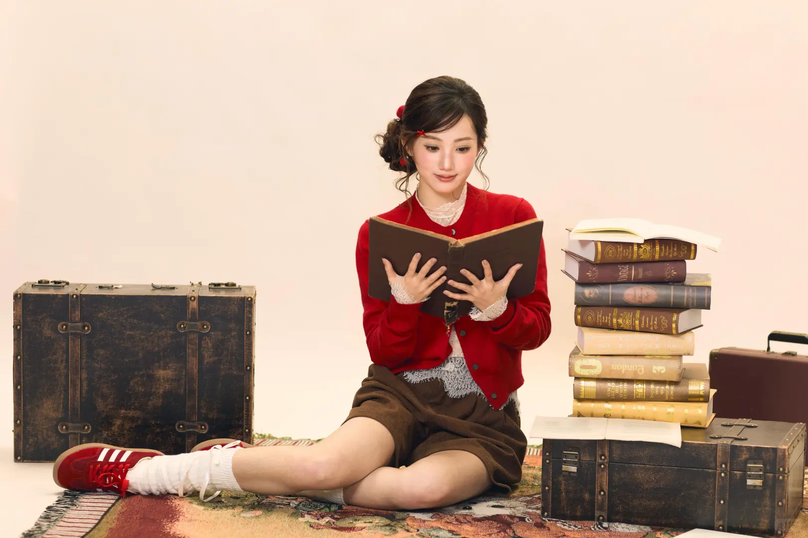 驻马店写真🍒miu系学姐·韩杂学院风写真