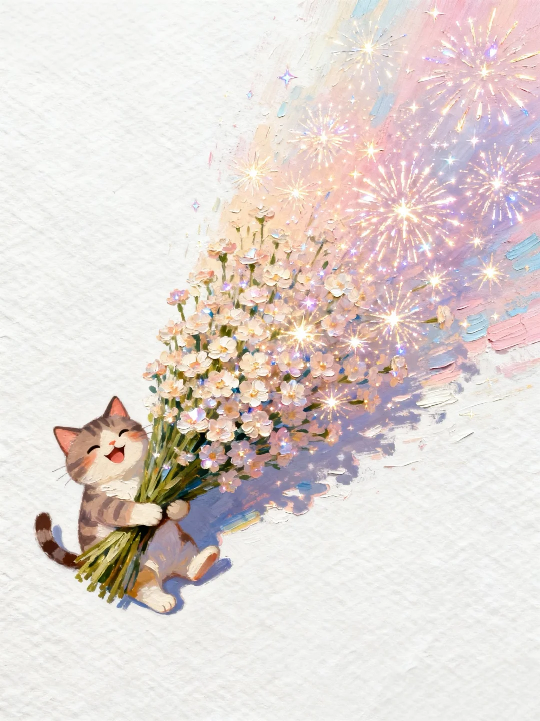 收到花花的小猫开心极了✨