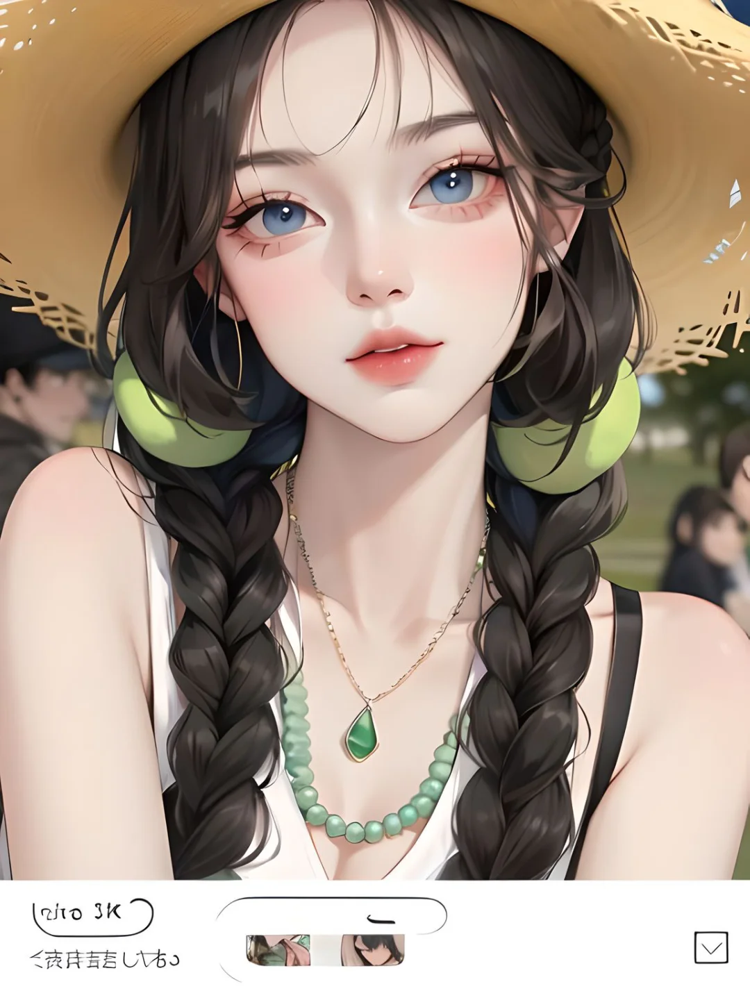 春日女孩｜Al插画