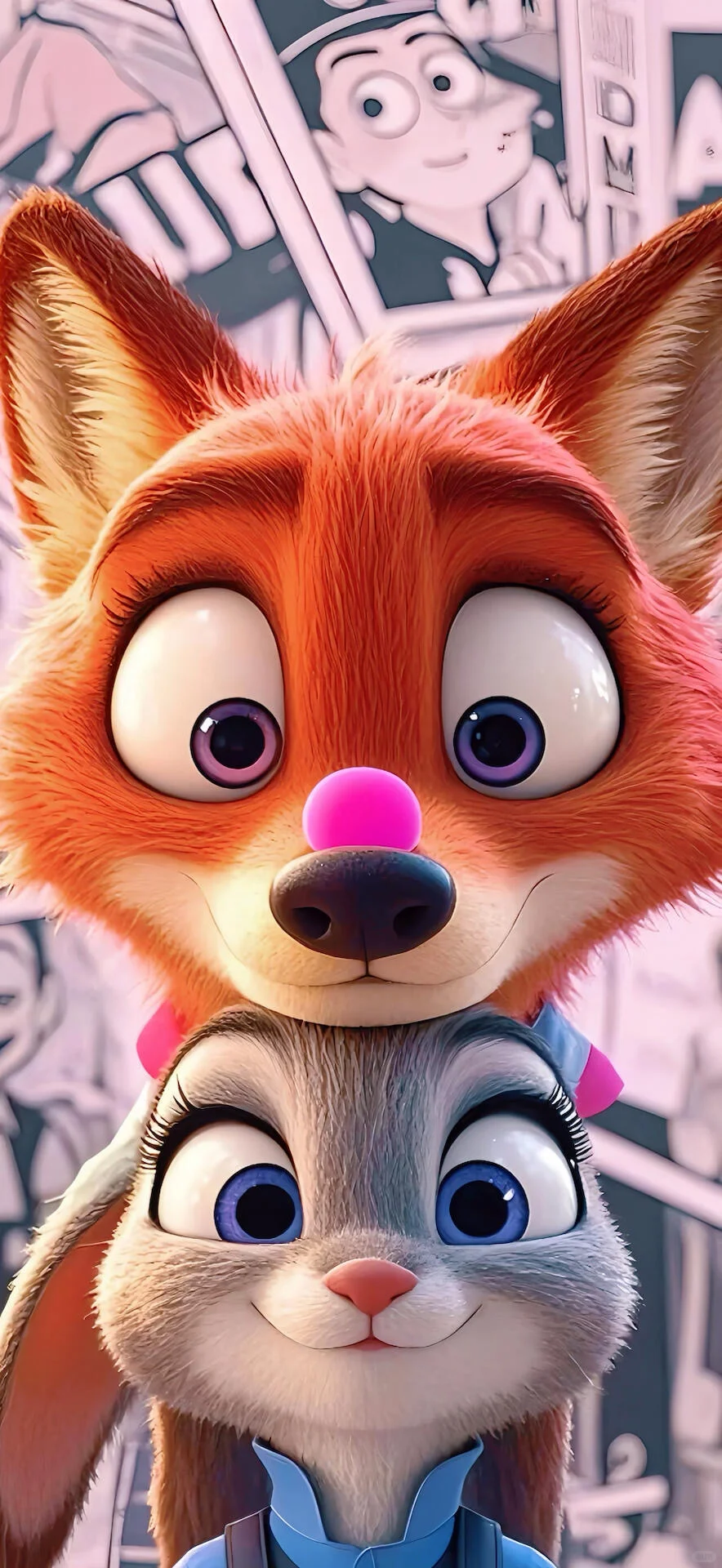 尼克朱迪壁纸🔥爱了爱了～～