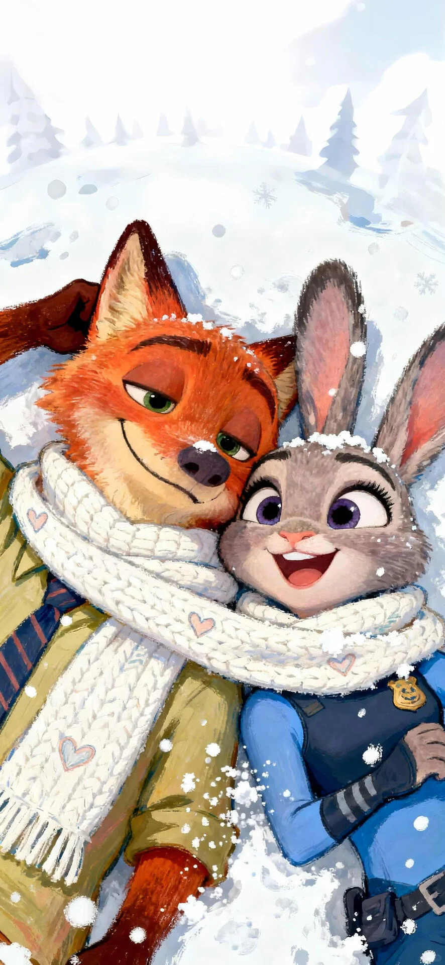 尼克朱迪壁纸🔥爱了爱了～～