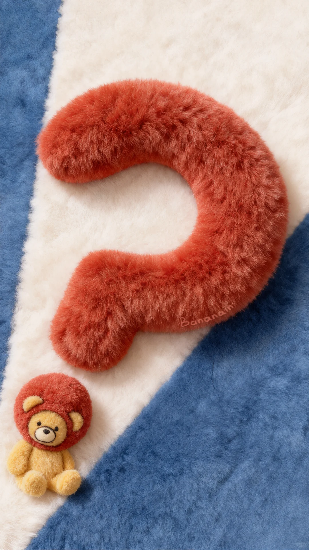 毛绒绒之挠头小熊壁纸🧸