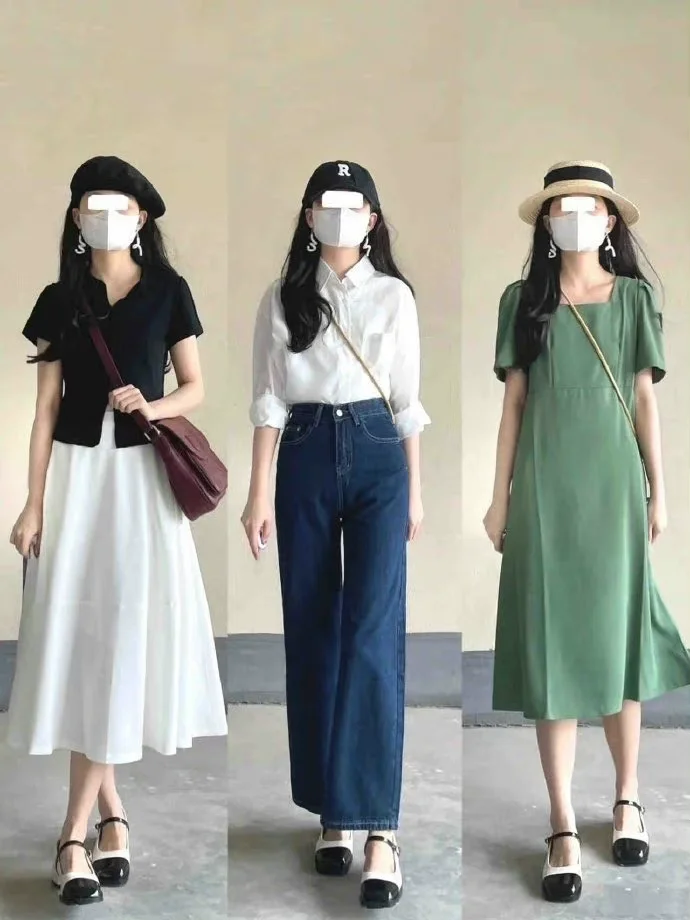 甜纯女孩穿搭⛱️氛围感拉满💕很难不爱❤️ #