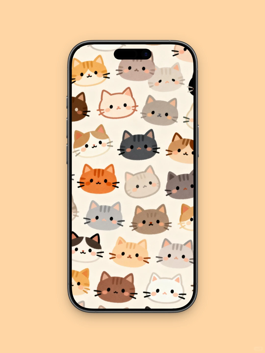 每日壁纸分享——满屏猫猫系列（手机版）