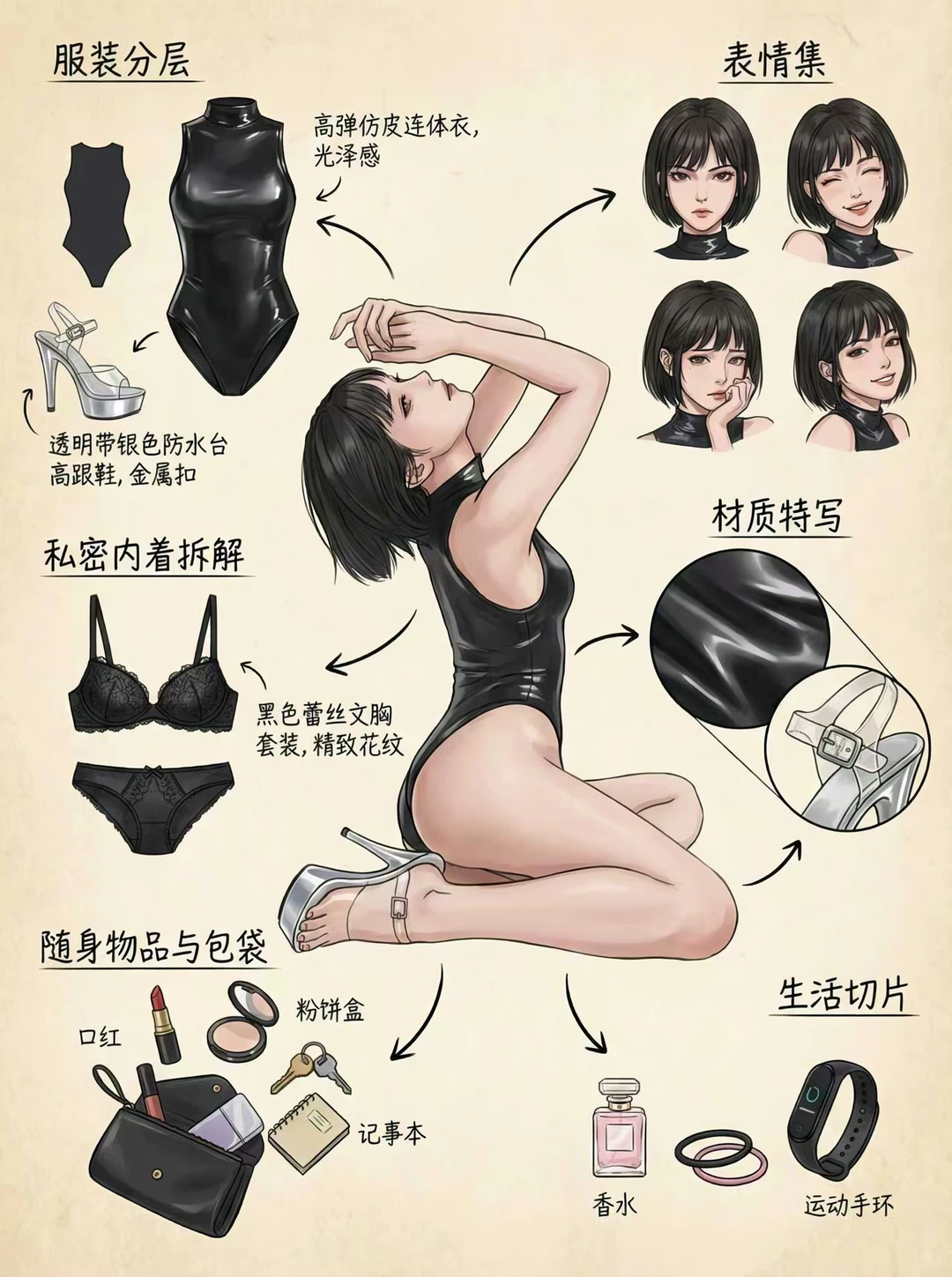 智能拆解那些魅惑众生的氛围感美女