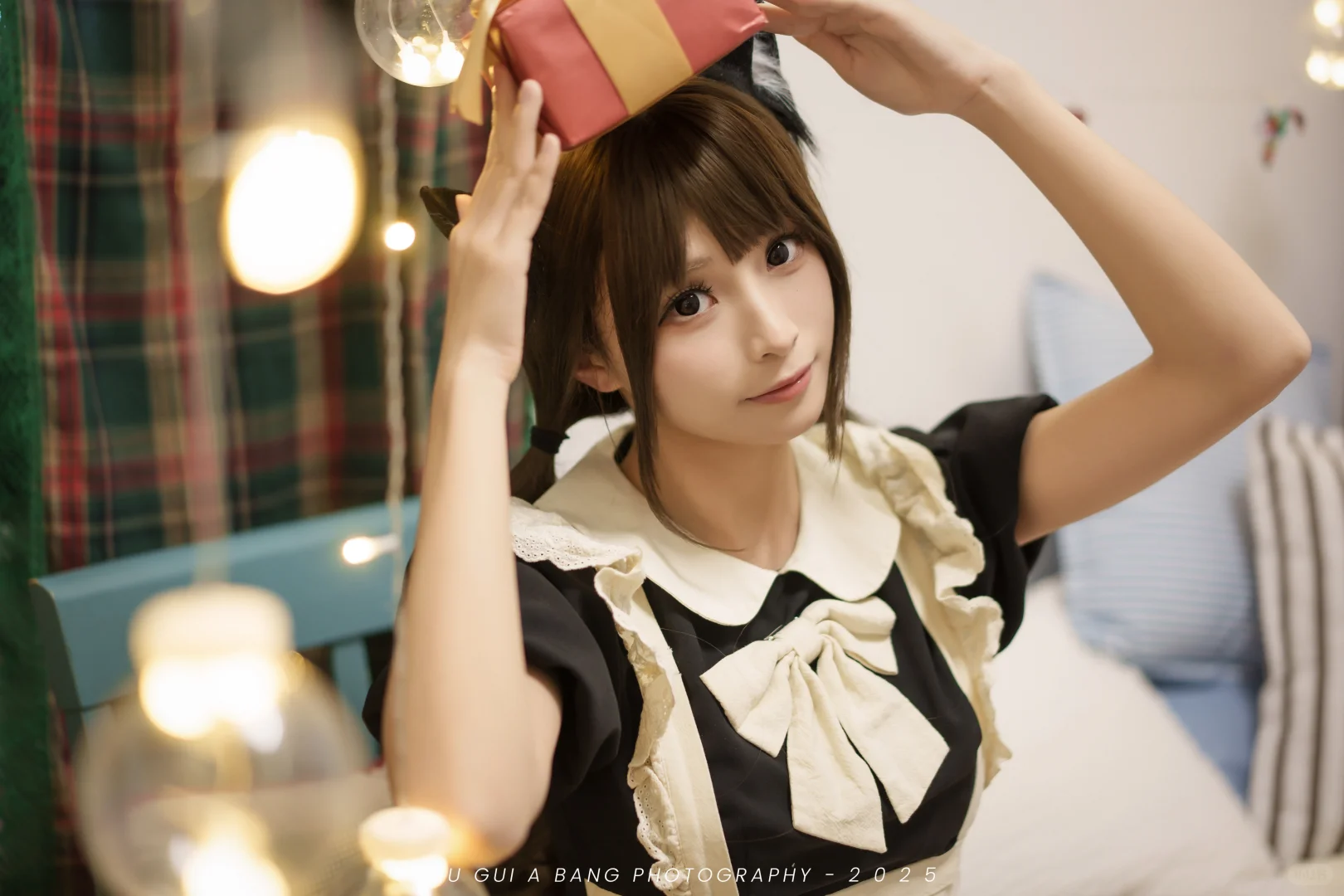 慵懒圣诞氛围感女仆写真~🎄