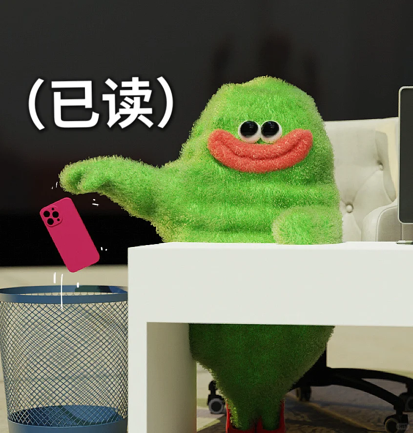 苦瓜女士表情包～（已读。）