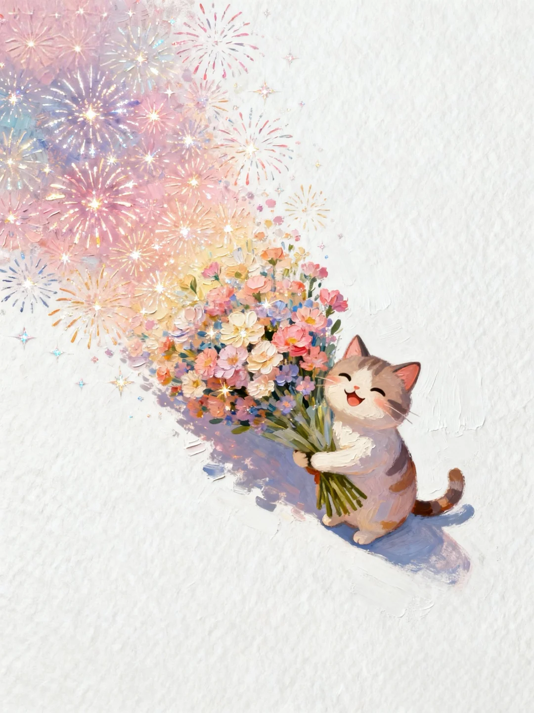 收到花花的小猫开心极了✨