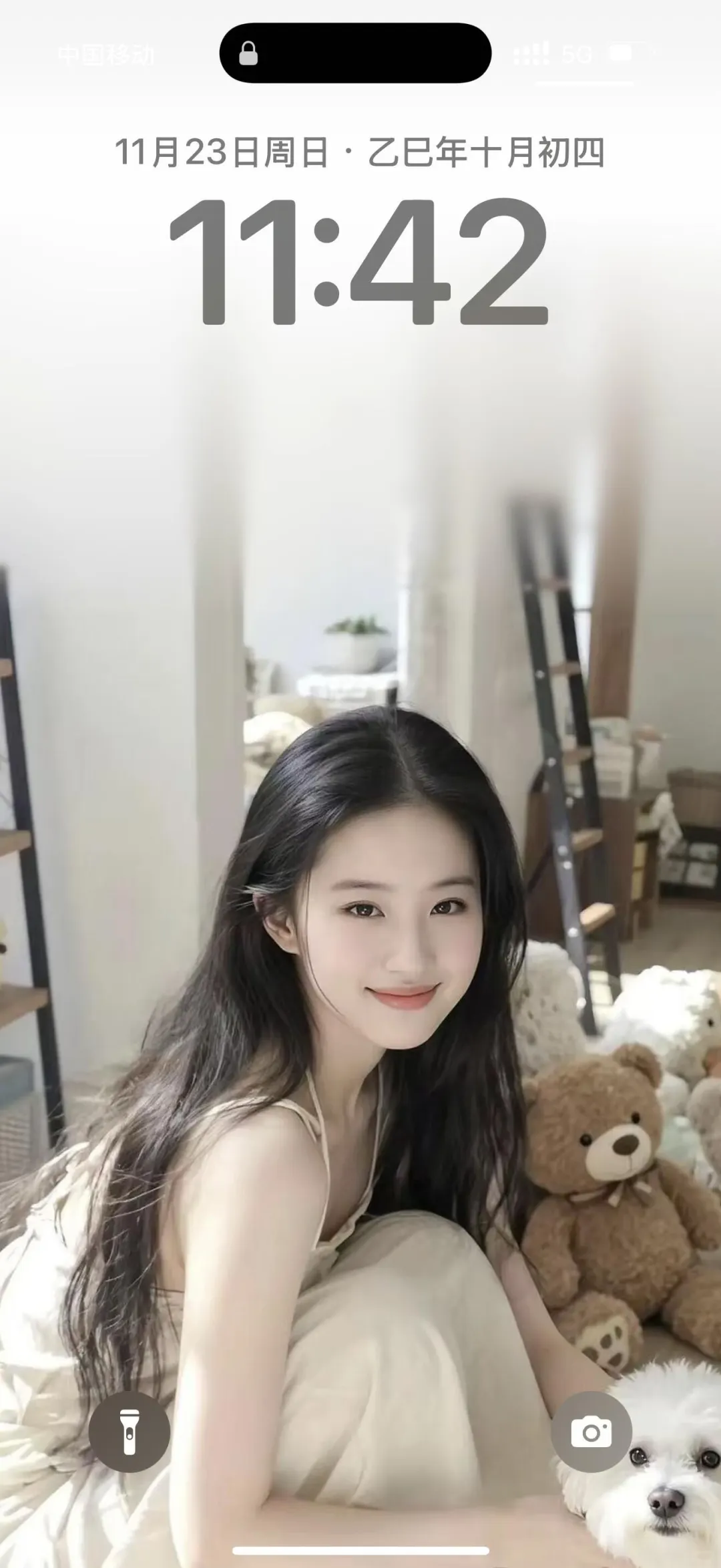 啊啊啊 刘亦菲锁屏手机壁纸！