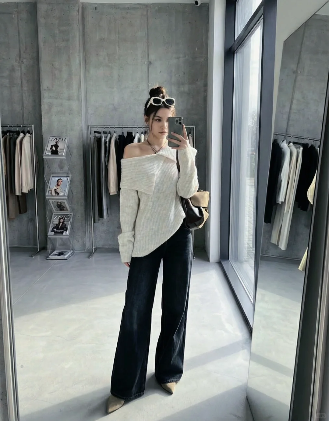 AI生图还是太权威了！秋冬松弛感穿搭！