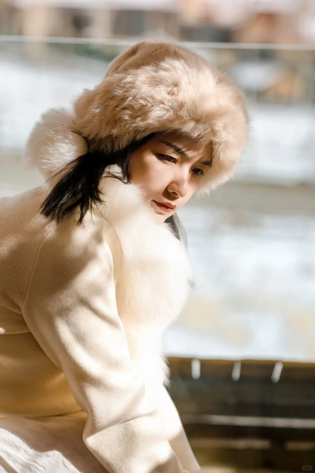 雪景小屋写真|其实我拍氛围感一绝的