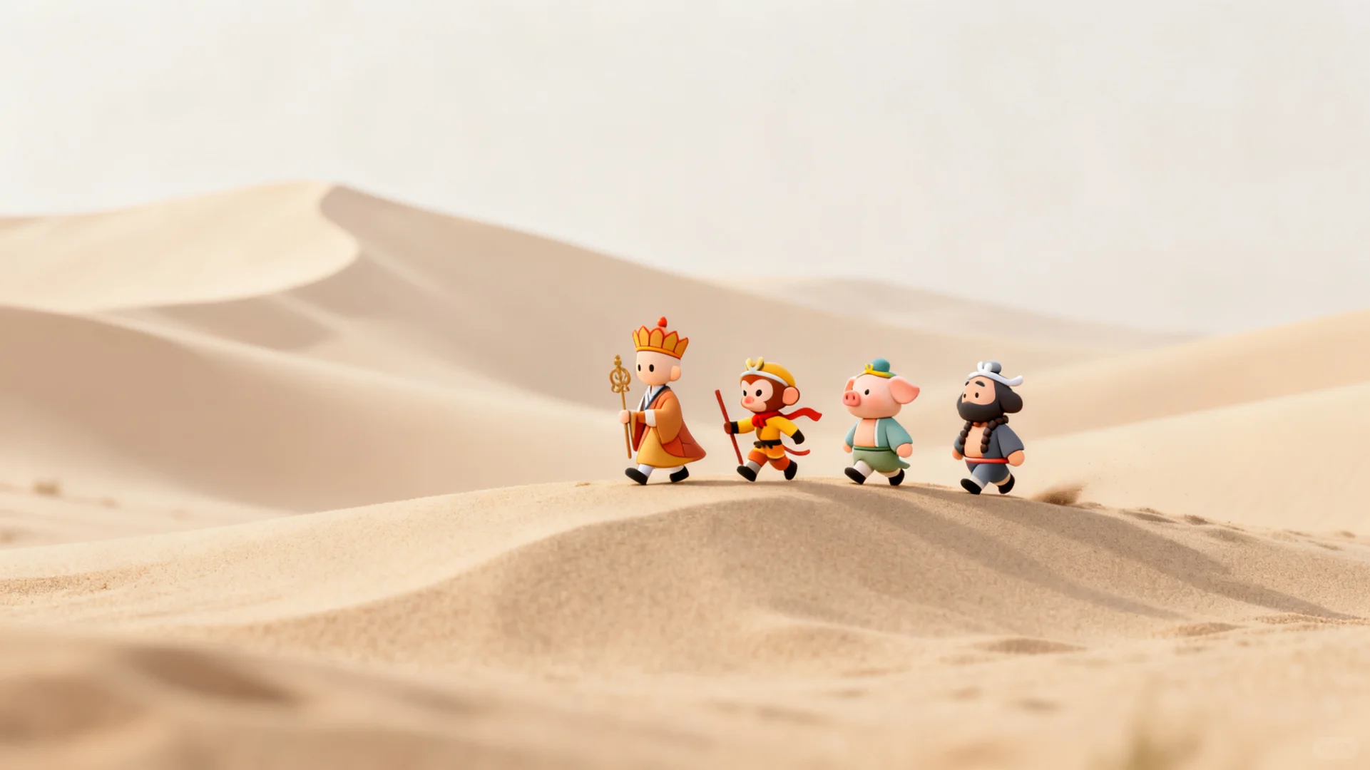 𝑭𝒓𝒆𝒆西游记壁纸师徒四人