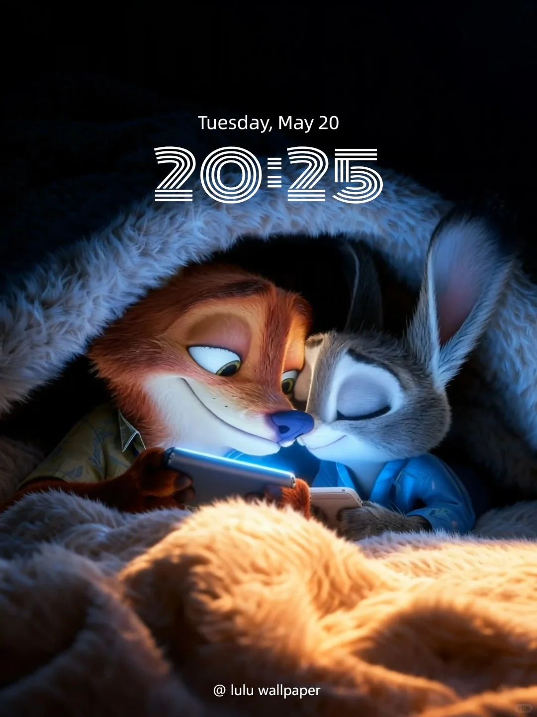 #160 | 疯狂动物城动态壁纸| 被窝时间暗色