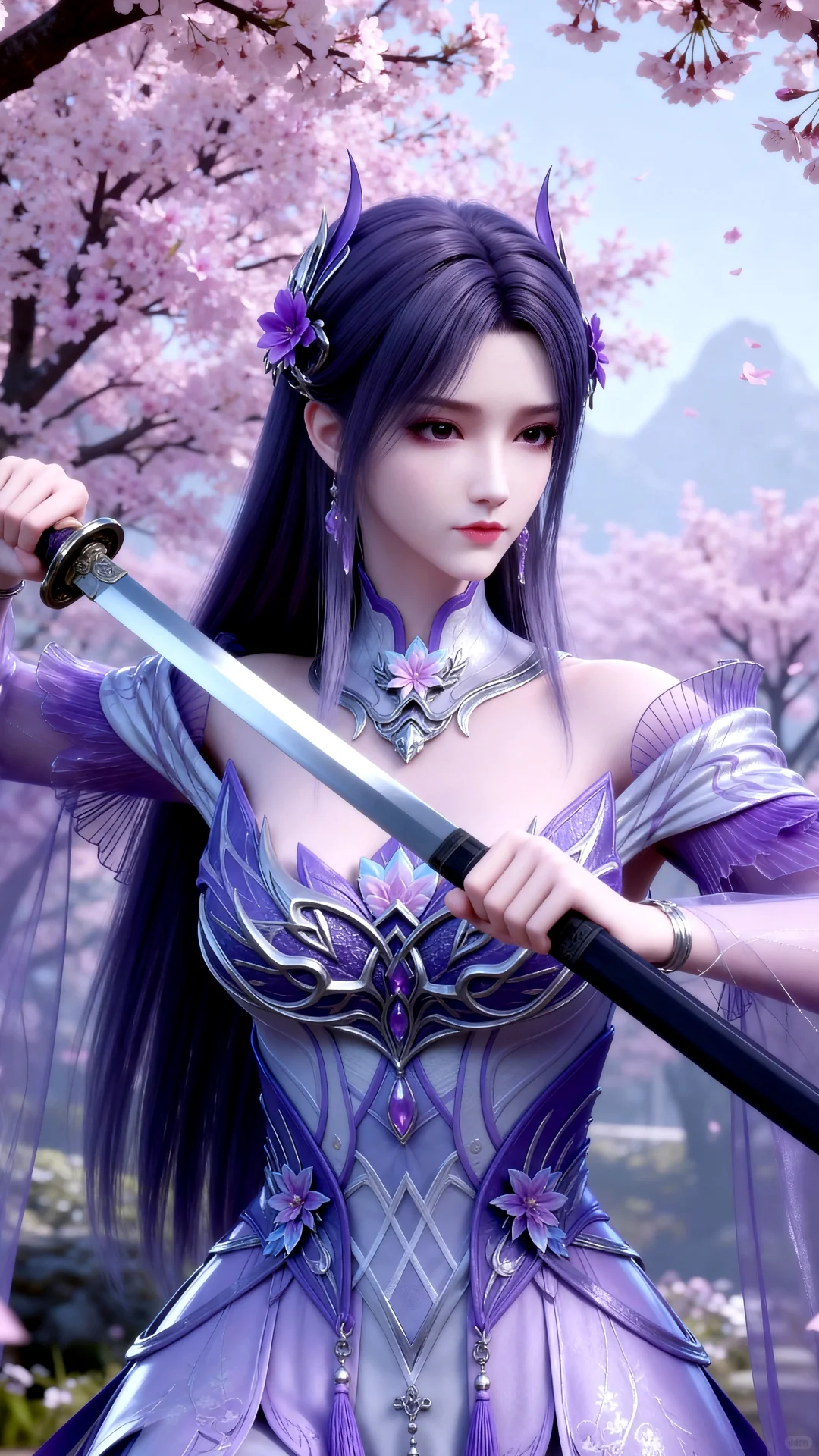 国漫女神｜小医仙斗破苍穹AI二次元动漫壁纸