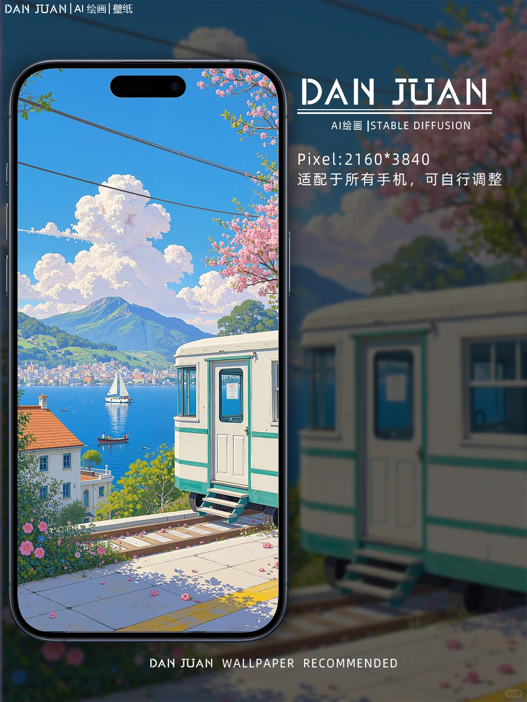 用春日装点列车｜蛋卷壁纸257