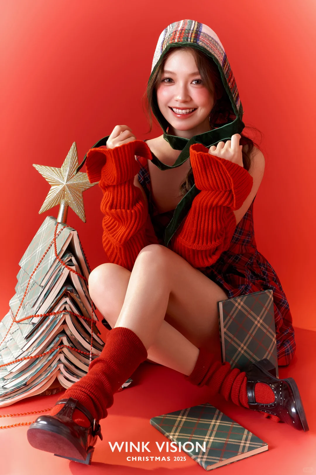 oh！是“韩女书呆子”📚miu系圣诞照