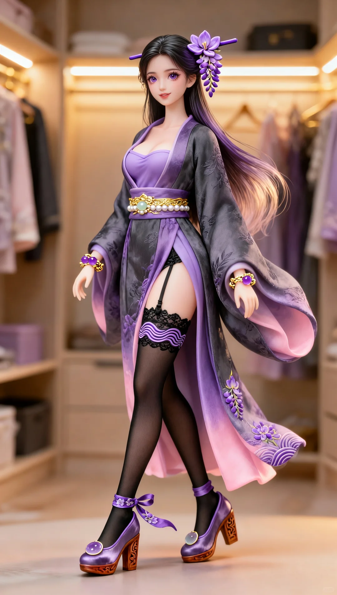 AI 捏的国风娃娃