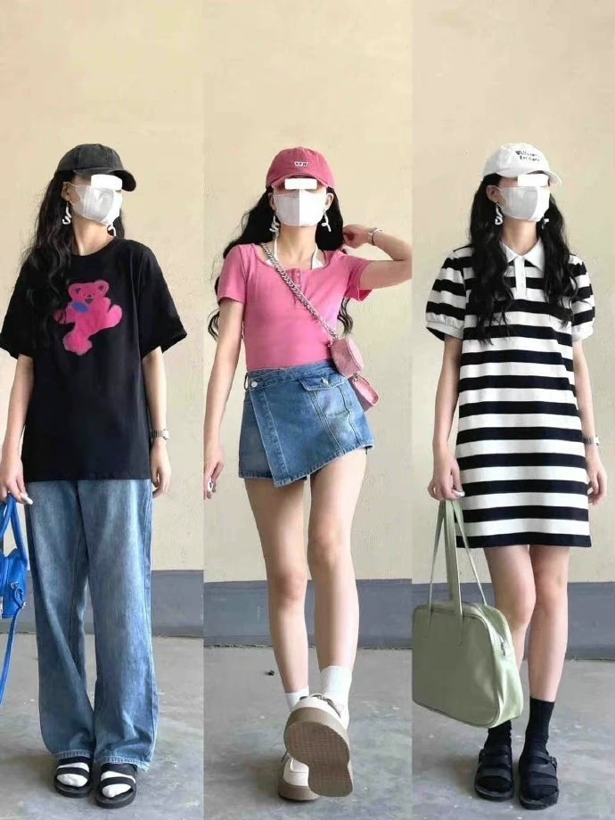 甜纯女孩穿搭⛱️氛围感拉满💕很难不爱❤️ #