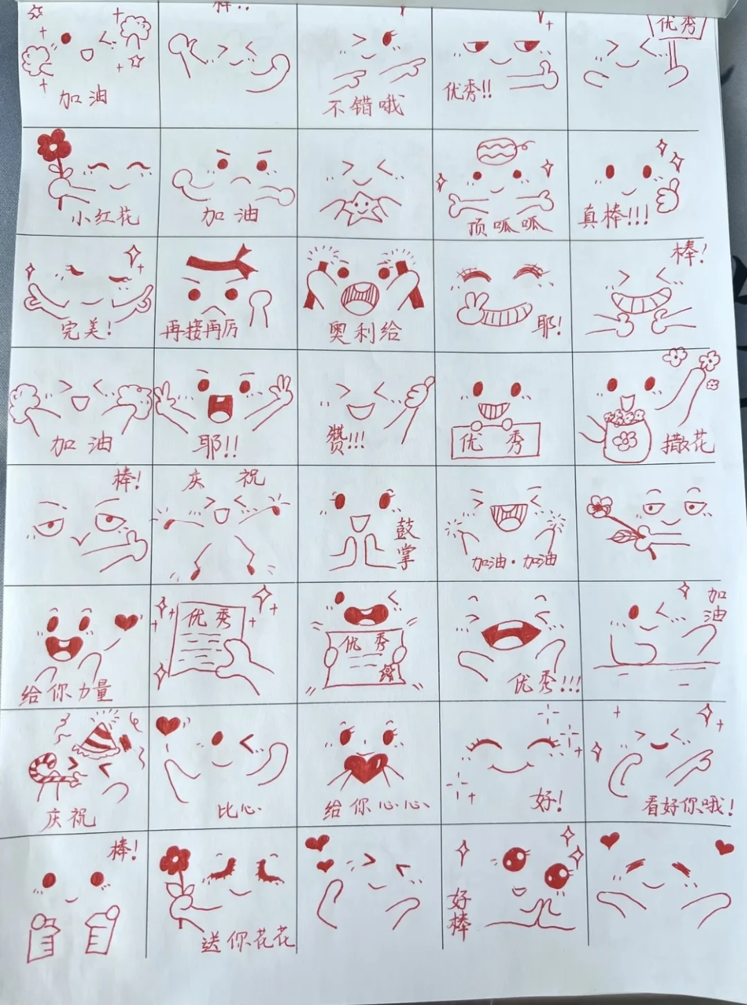 作业评语小表情