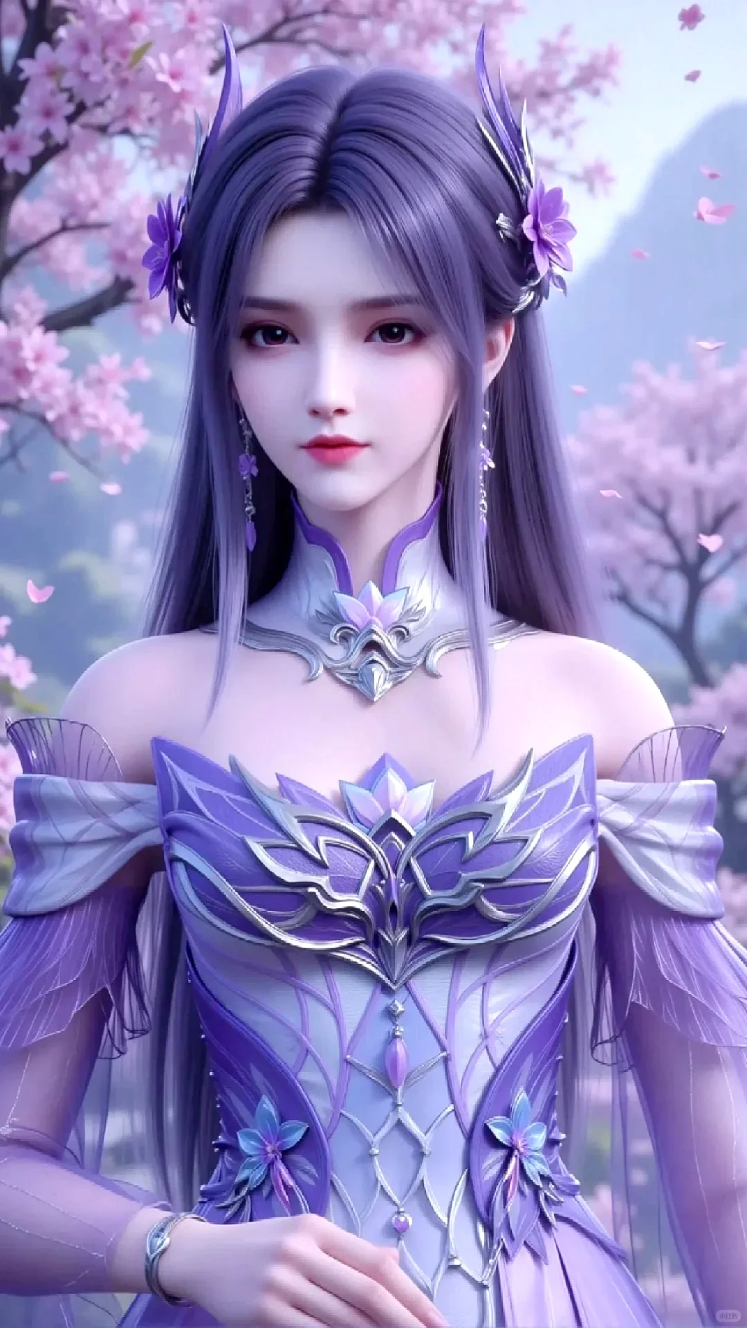 国漫女神｜小医仙斗破苍穹AI二次元动漫壁纸