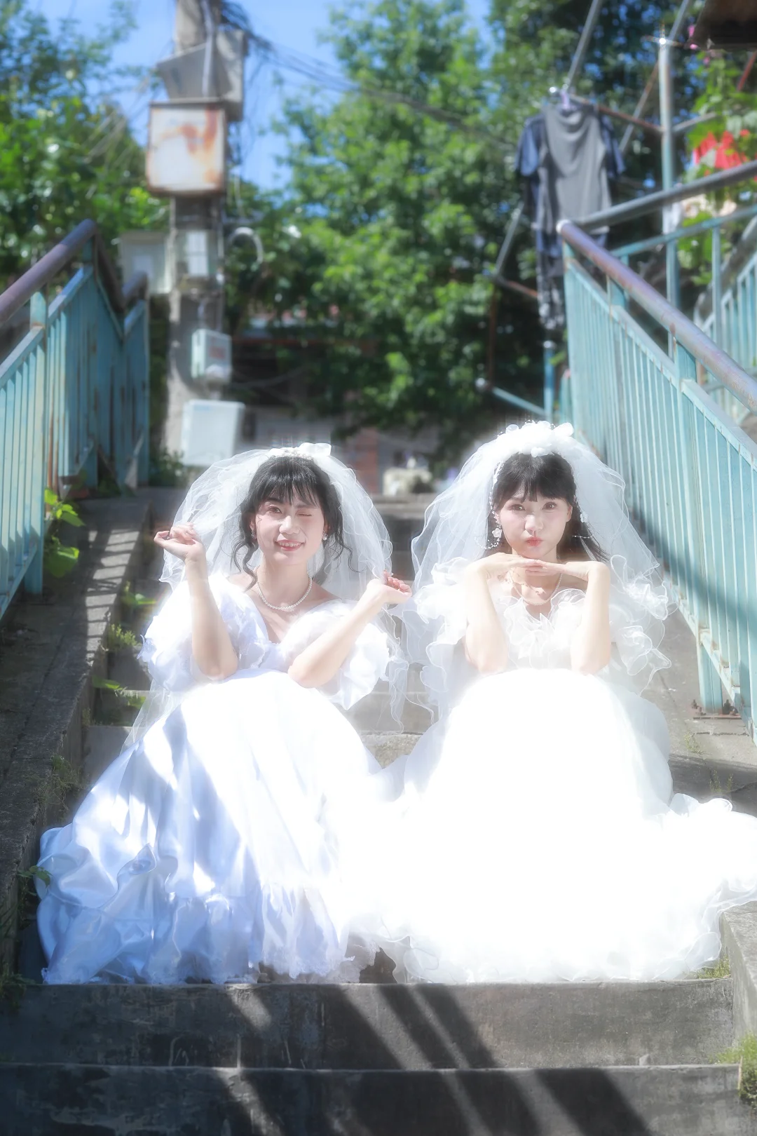 和闺蜜的婚纱写真太好拍了！（客返）