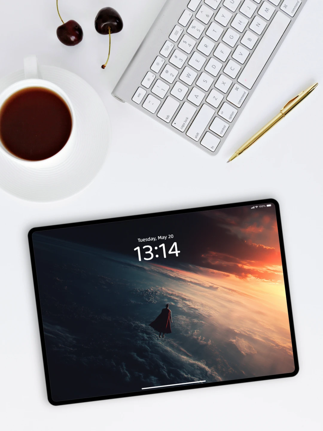 超人壁纸 l 云端之翼