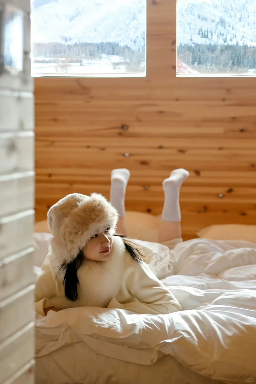 雪景小屋写真|其实我拍氛围感一绝的