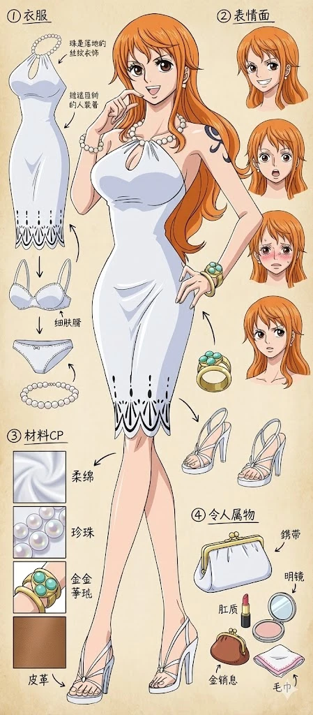 海贼王6大美女拆解，谁是你心里的NO.1