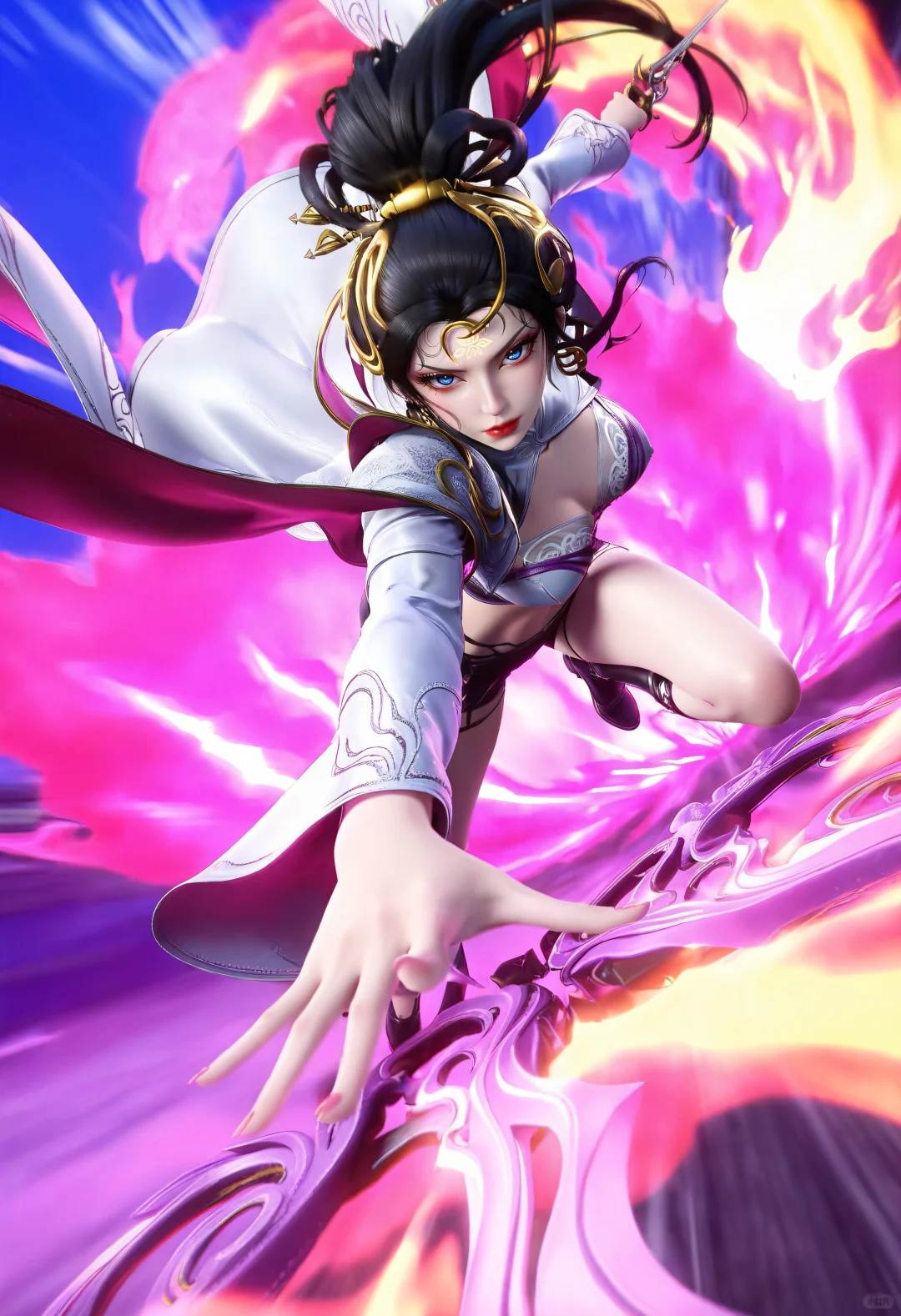 魅姬战斗风，气场全开，太燃了！