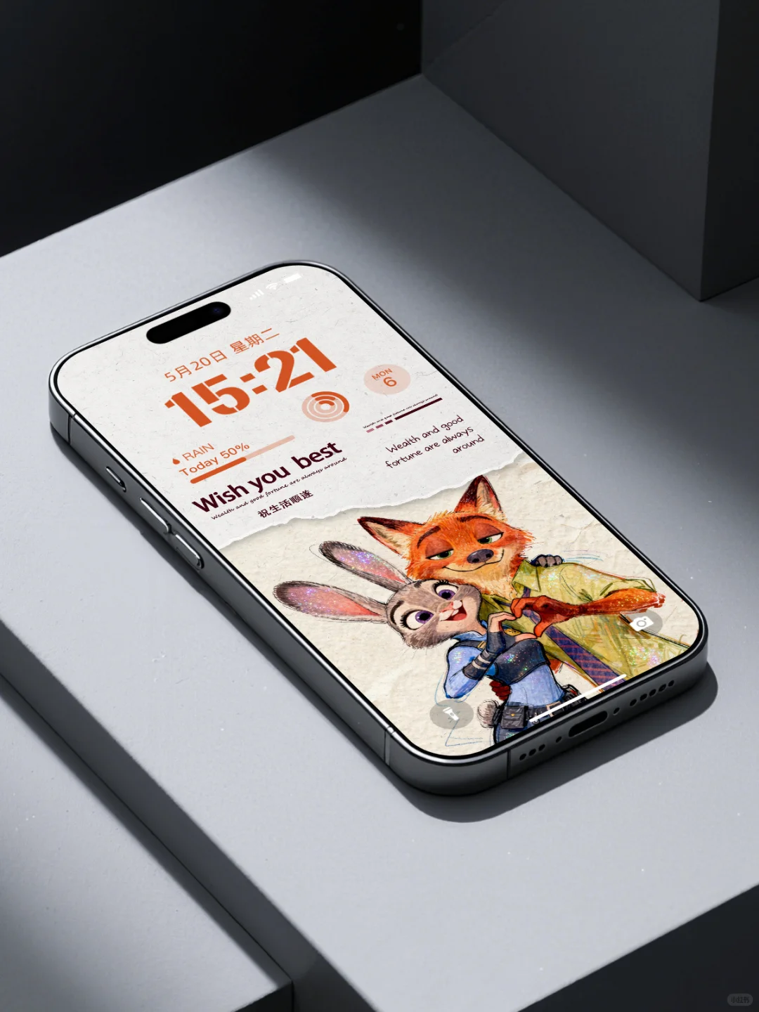 疯狂动物城|尼克与朱迪手机壁纸