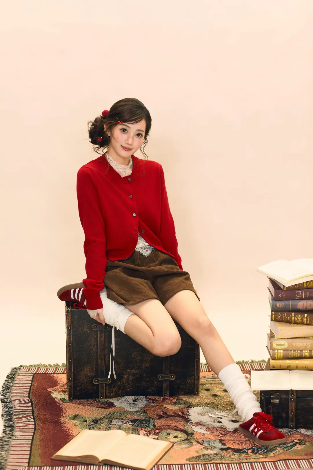 驻马店写真🍒miu系学姐·韩杂学院风写真