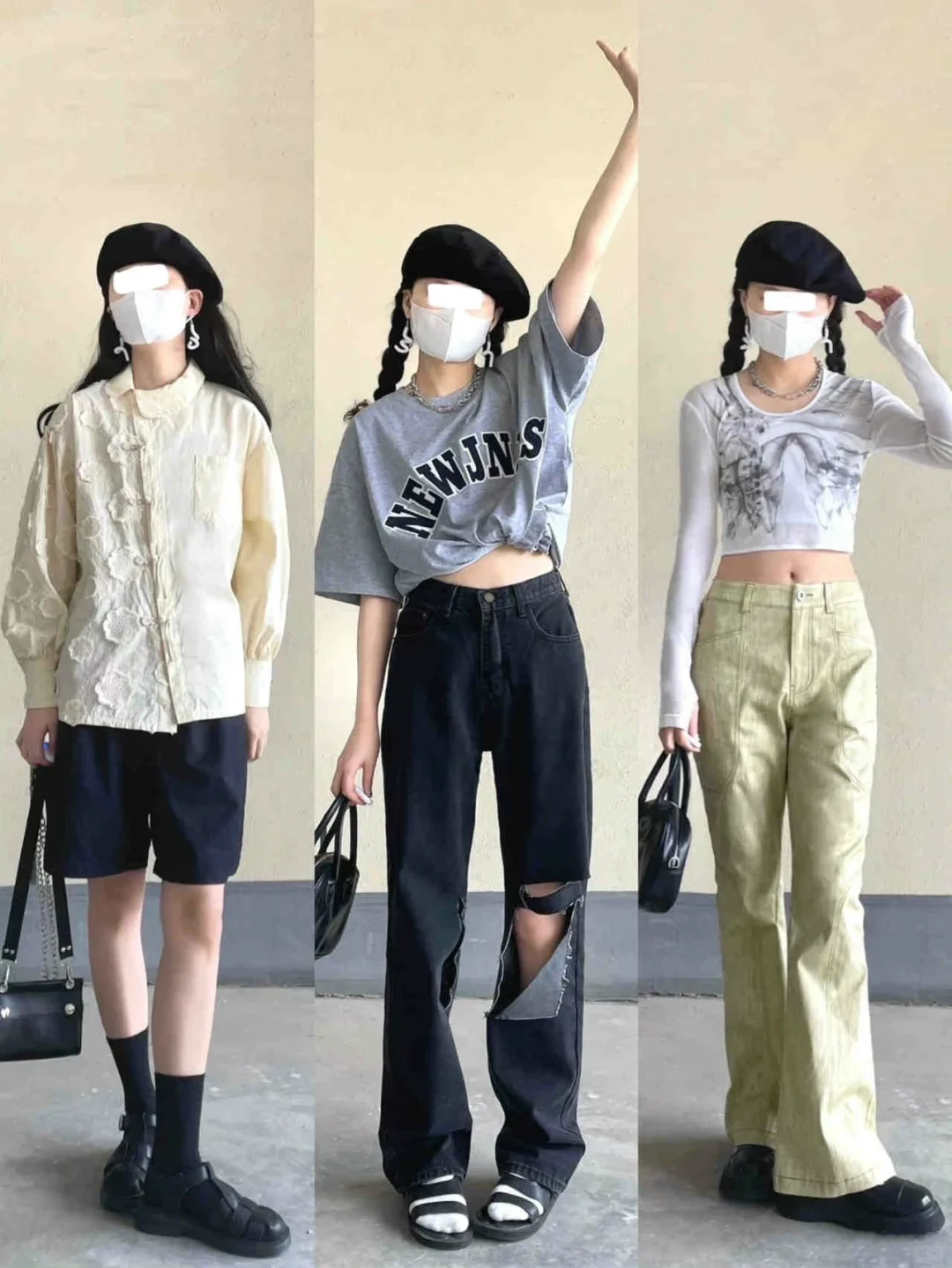 甜纯女孩穿搭⛱️春日氛围感拉满💕很难不爱❤️