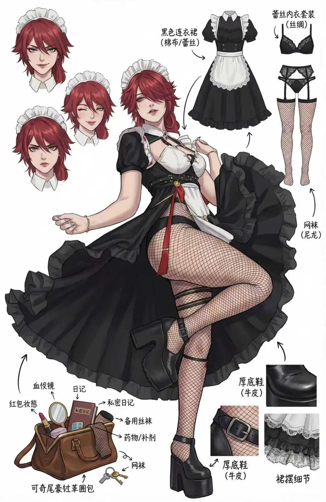 ✨最近玩 AI 生图刷到一个“像素级拆解图”