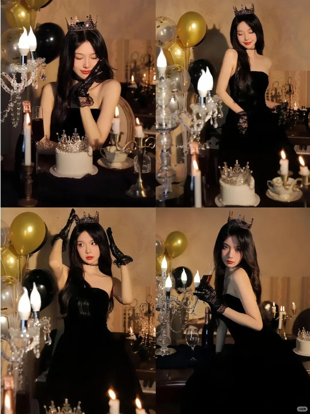 生日必拍的风格 氛围感富家千金生日照🎂