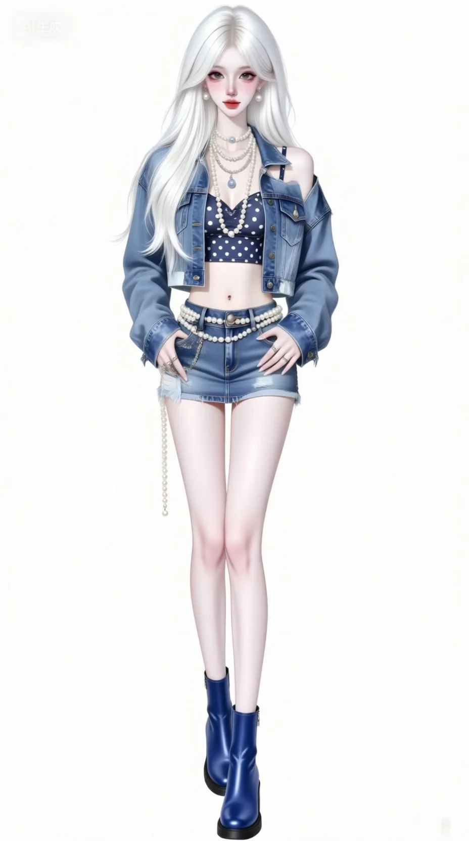 辣妹穿搭，酷酷的很安心