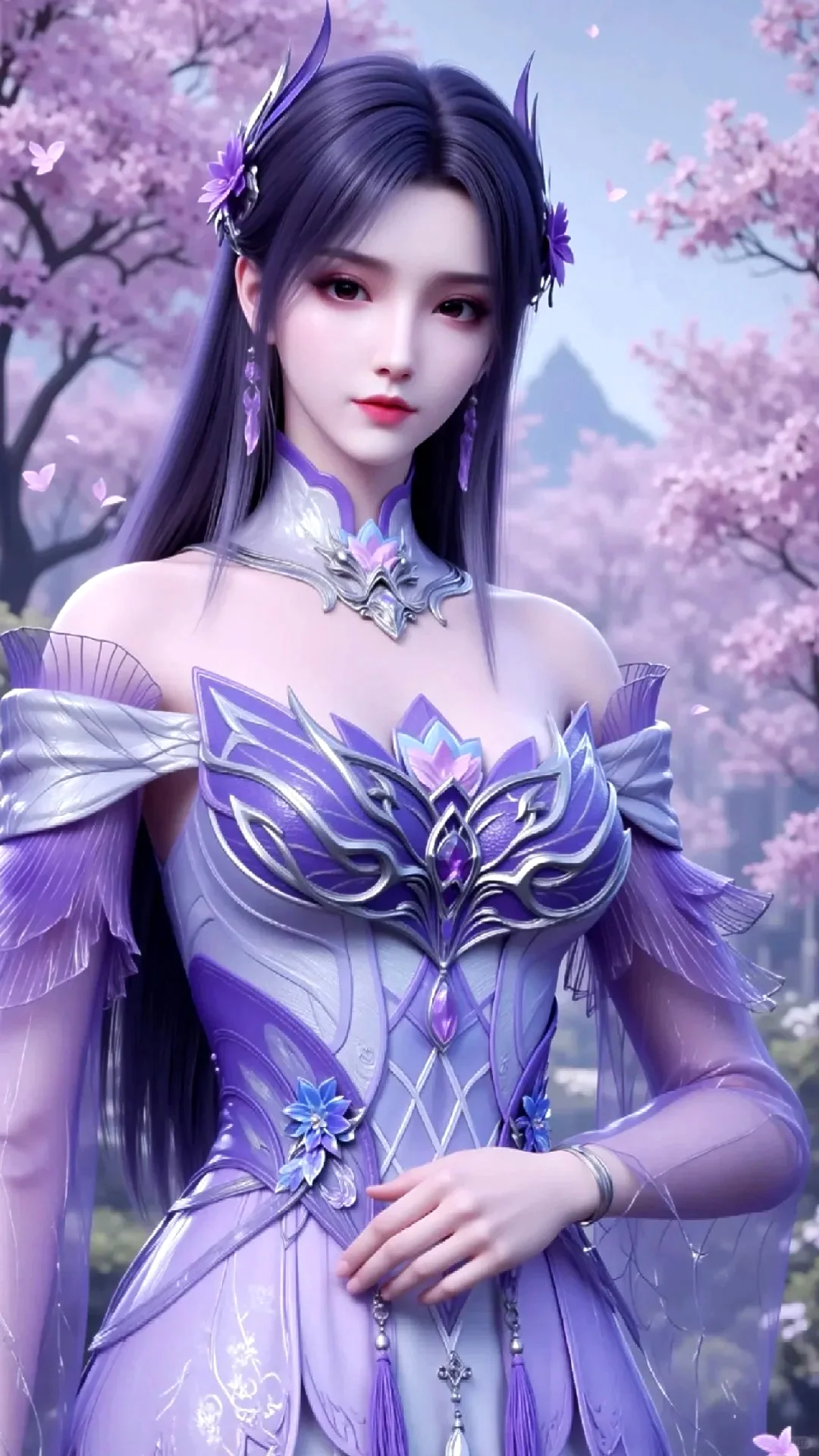 国漫女神｜小医仙斗破苍穹AI二次元动漫壁纸