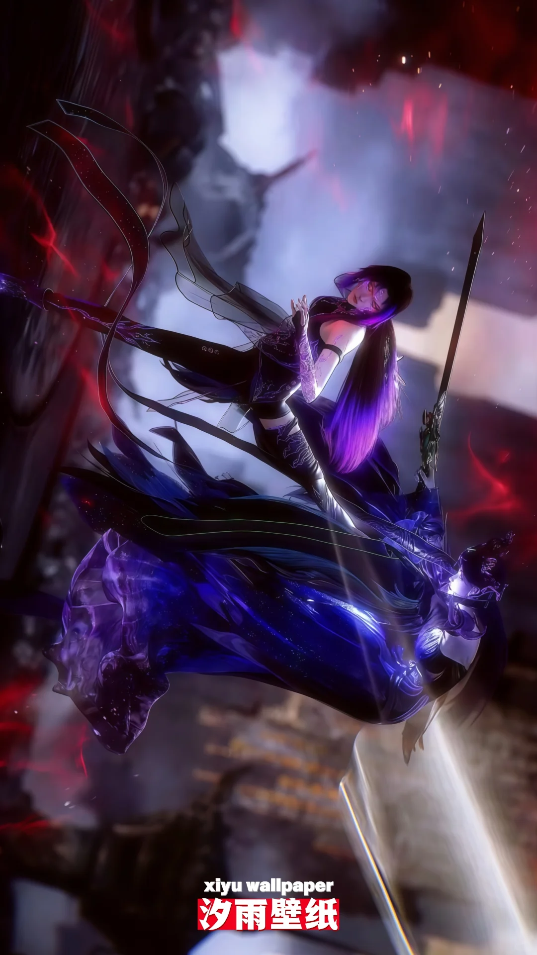 散发云望舒看上去更加妖艳