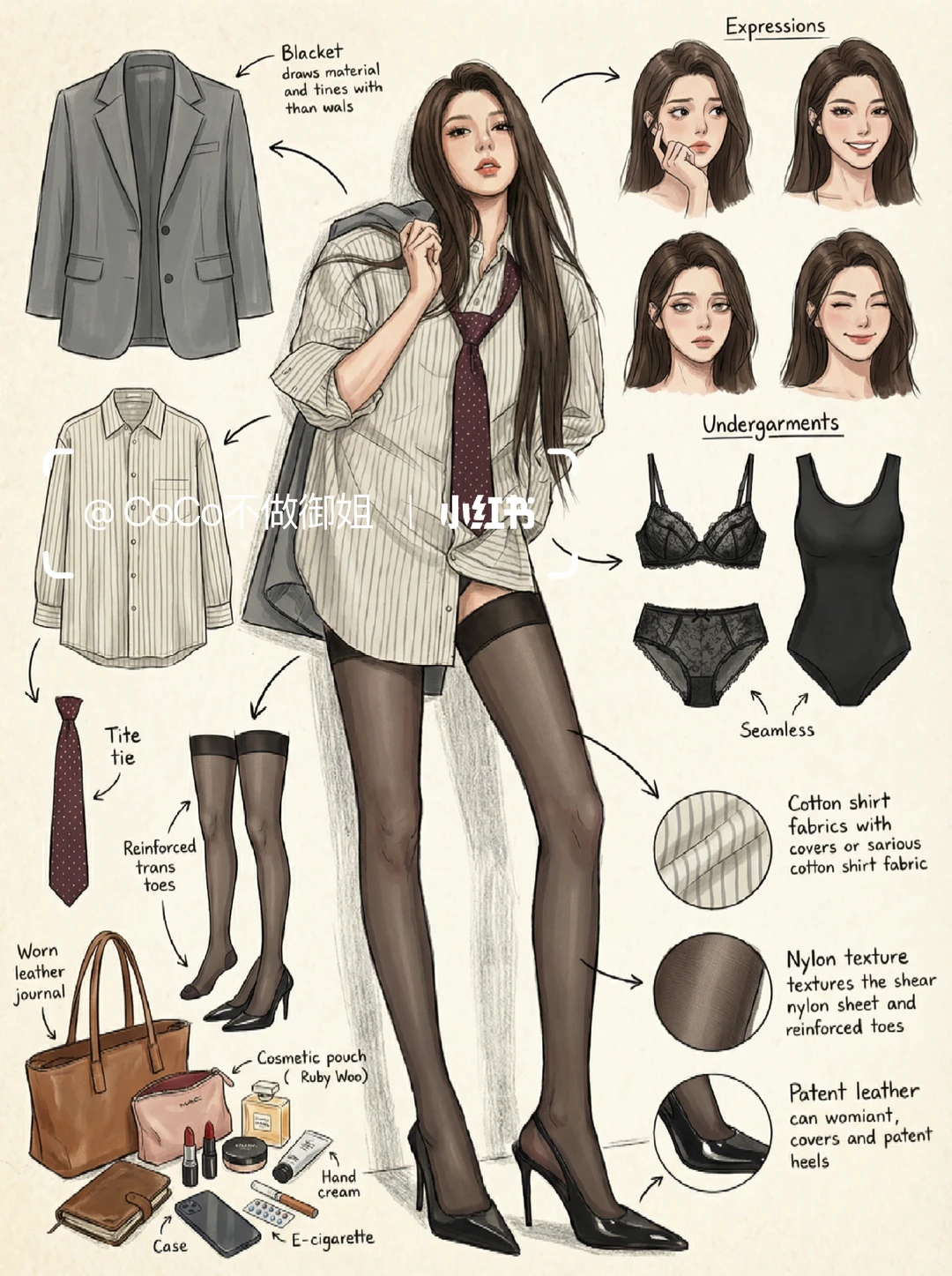 nana banana的ootd拆解真的把我惊艳到了