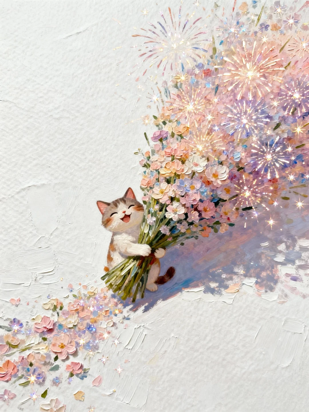 收到花花的小猫开心极了✨